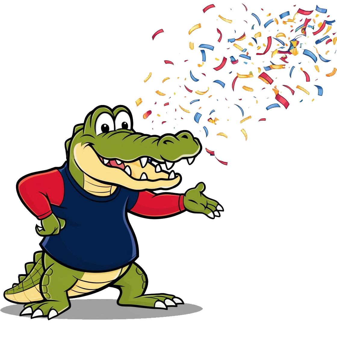 alligator confetti